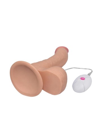 Dildo The Ultra Soft Dude con Vibración 8.8 Natural