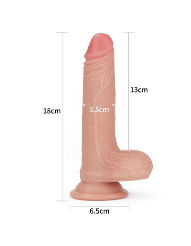 Dildo Nature 7 Silicona Líquida Natural