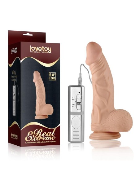 Dildo Real Extreme Dildo con Vibración 9 Natural