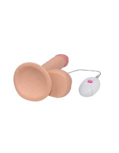 Dildo The Ultra Soft Dude con Vibración 7.5 Natural 2