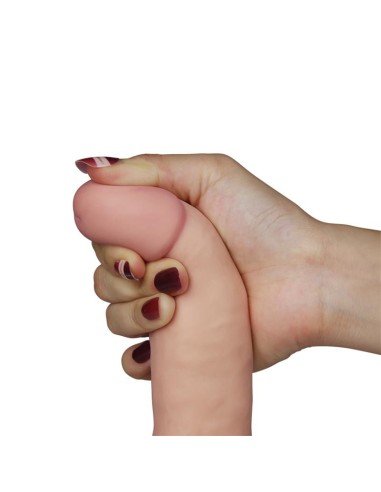 Dildo The Ultra Soft Dude con Vibración 7.5 Natural