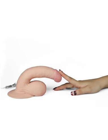 Dildo The Ultra Soft Dude con Vibración 7.5 Natural