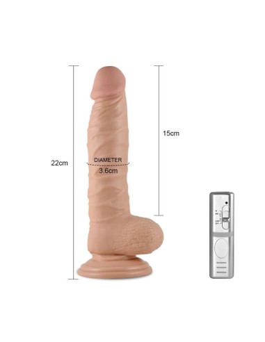 Dildo Real Extreme con Vibración 8.5 Natural