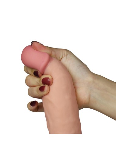 Dildo The Ultra Soft Dude con Vibración 7.5 Natural