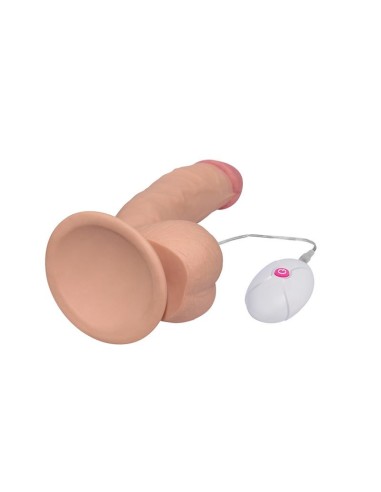 Dildo The Ultra Soft Dude con Vibración 7.5 Natural