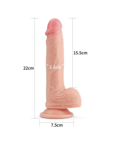 Dildo Nature 8.5 Silicona Líquida Natural