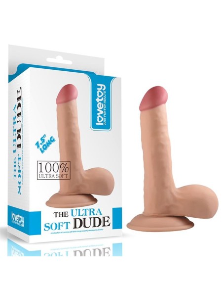 Dildo The Ultra Soft Dude 7.5 Natural