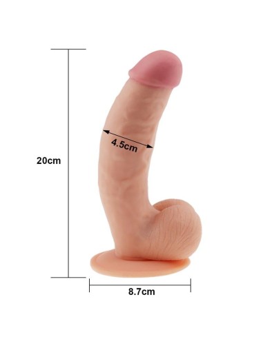 Dildo The Ultra Soft Dude 8.5 Natural