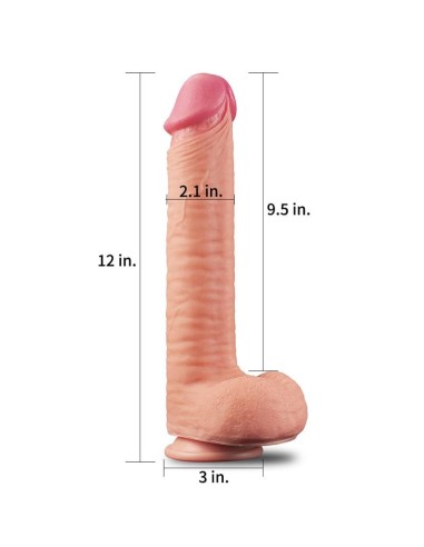 Dildo Nature 12 Dual Layer Natural