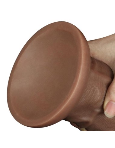 Dildo King 10.5 con Vibración Chubby Marrón