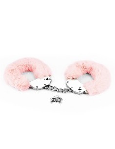 Esposas Metálicas con Pelo Rosa