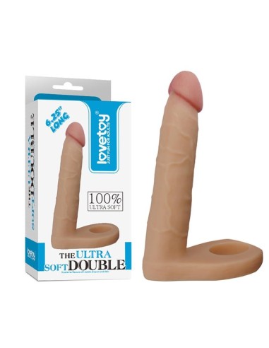 Dildo The Ultra Soft Double 6.25 Natural