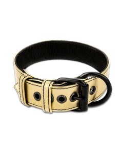 Collar con Correa Bondage Dorado 2