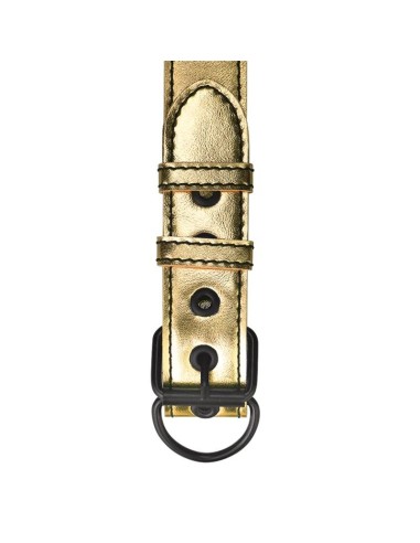 Collar con Correa Bondage Dorado