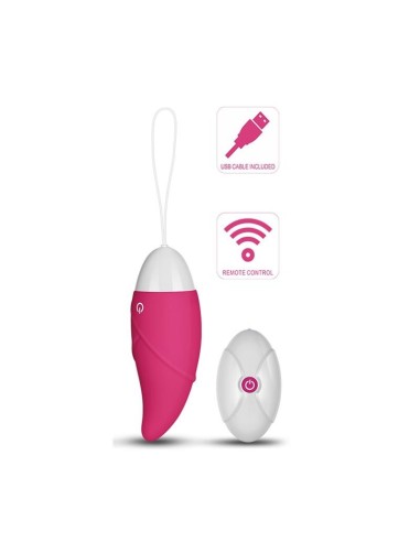 Huevo Vibrador iJoy Control Remoto USB Rosa