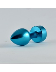 Plug Anal Azul Rosebud con Joya 2