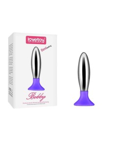 Plug Anal Bobby Metal y Silicona Púrpura 2