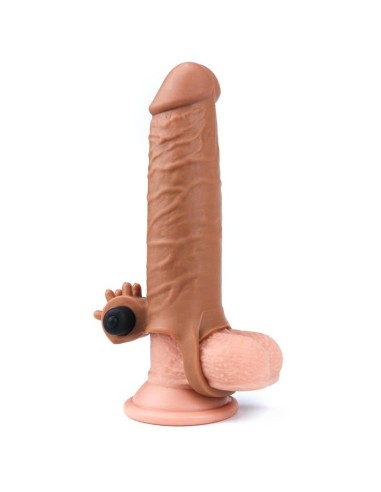 Funda para el Pene con Vibración Add 2 Pleasure X Tender Marrón