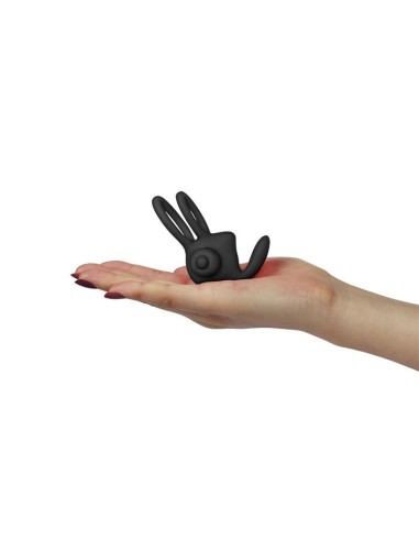 Anillo Vibrador Doble Power Clit Duo Negro
