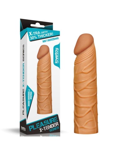 Funda para el Pene Pleasure X Tender Marrón