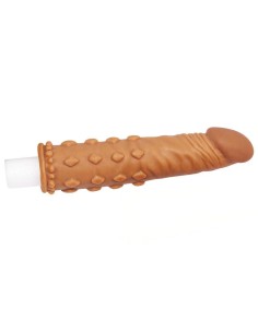Funda para el Pene Add 2 Pleasure X Tender Marrón 2