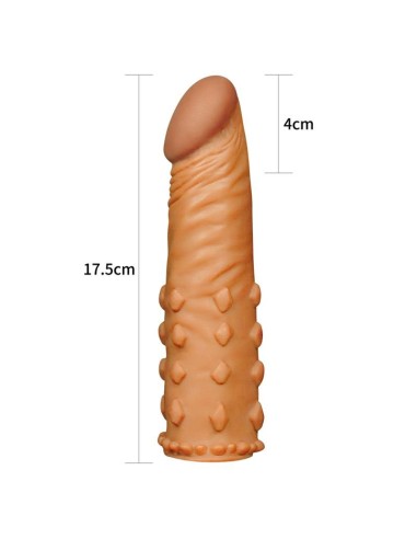 Funda para el Pene Add 2 Pleasure X Tender Marrón