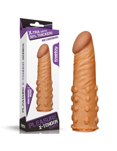 Funda para el Pene Add 2 Pleasure X Tender Marrón