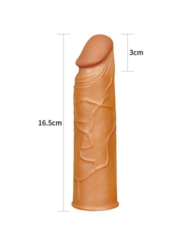 Funda para el Pene Pleasure X Tender Marrón