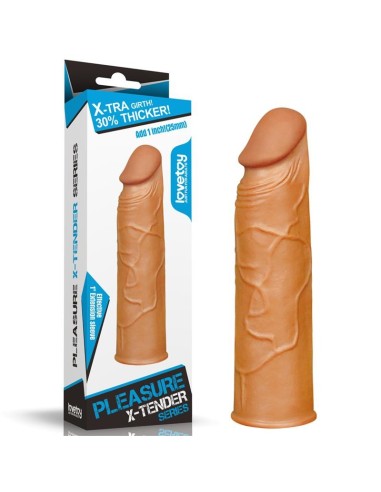 Funda para el Pene Pleasure X Tender Marrón