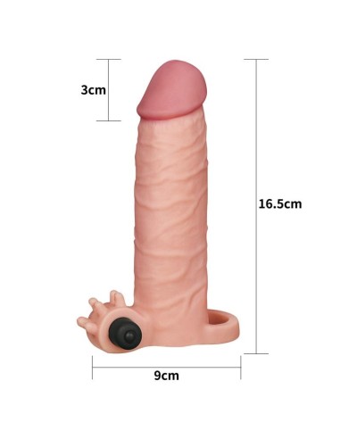 Funda para el Pene con Vibración Add 2 Pleasure X Tender Natural