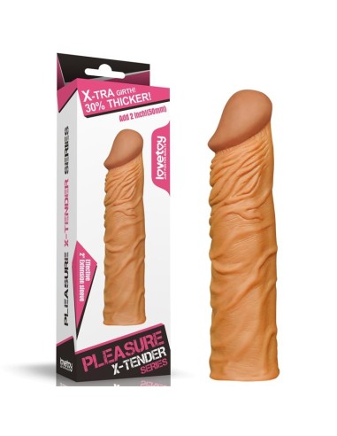 Funda para el Pene Add 2 Pleasure X Tender Marrón