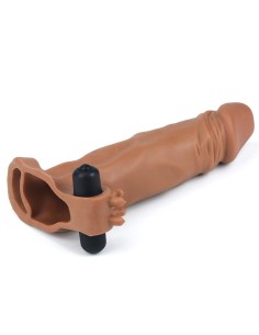 Funda para el Pene con vibración Add 2 Pleasure X-Tender Marrón 2