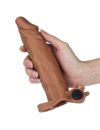 Funda para el Pene con vibración Add 2 Pleasure X-Tender Marrón