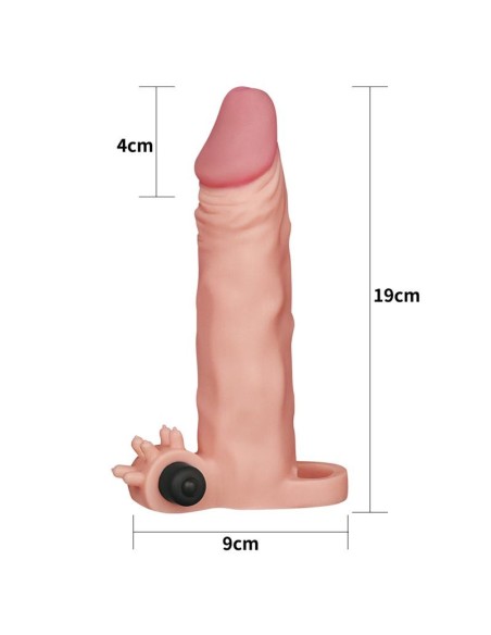 Funda para el Pene con Vibración Add 2 Pleasure X-Tender Natural