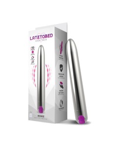 Renee Vibrador 10 Funciones 18,5 cm USB Plata