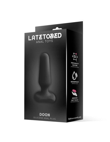 Doon Plug Anal de Silicona Negro