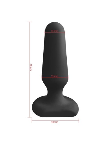 Doon Plug Anal de Silicona Negro