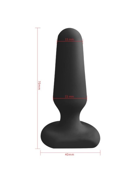 Doon Plug Anal de Silicona Negro