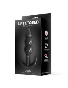 Gevil Plug Anal en Ancla Negro 2
