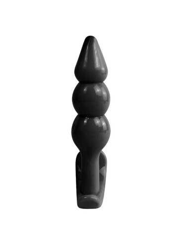 Gevil Plug Anal en Ancla Negro