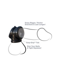 Fantasy C-Ringz Anillo Pesado Cock Pipe Negro 2