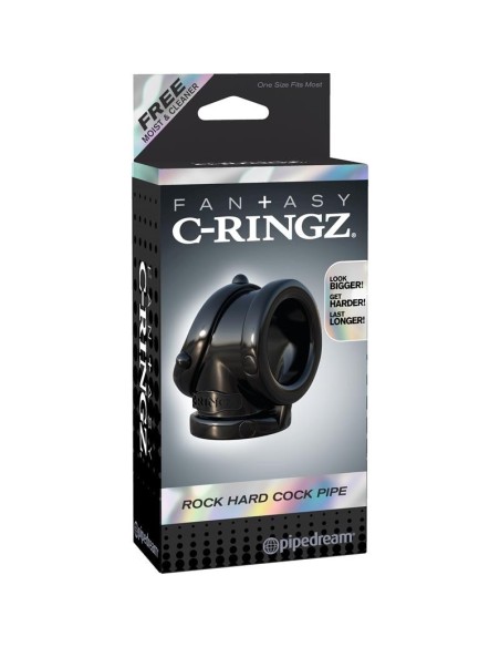 Fantasy C-Ringz Anillo Pesado Cock Pipe Negro
