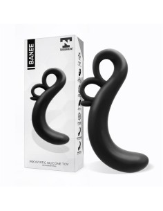 Banee Estimulador Prostático de Fácil Extracción Silicona Negro