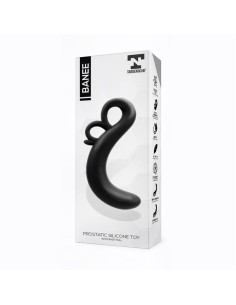 Banee Estimulador Prostático de Fácil Extracción Silicona Negro 2