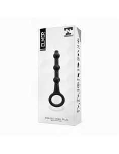 Elmer Plug Anal con Aro de Fácil Extracción Silicona Negro 2