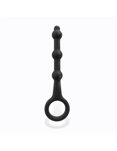 Elmer Plug Anal con Aro de Fácil Extracción Silicona Negro