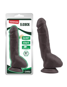 Fashion Dude Dildo Dual Density 23 cm x 4.3 cm Marrón