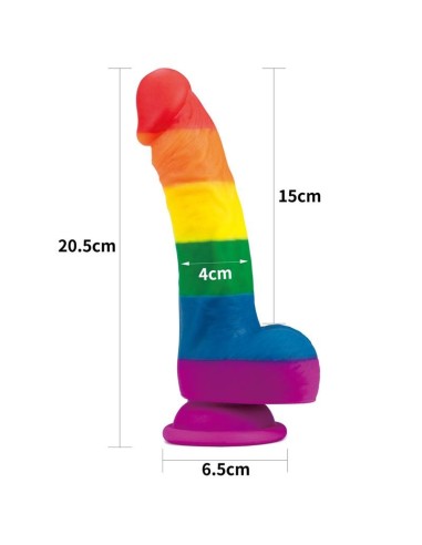 Dildo Prider 8 Silicona Líquida