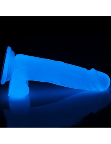 Dildo Lumino 7.5 Luz Azul