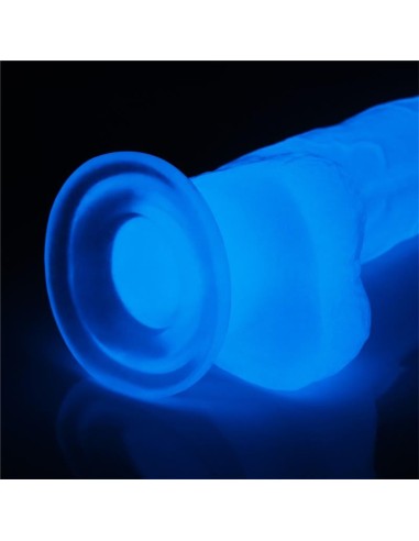 Dildo Lumino 7.5 Luz Azul
